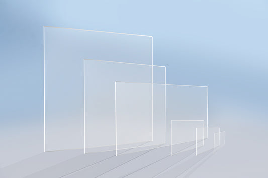 quartz glass plates 500×500×3 mm FN08/EN08 - 1pcs